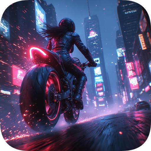 Neon Rider: Corrida Cyberpunk