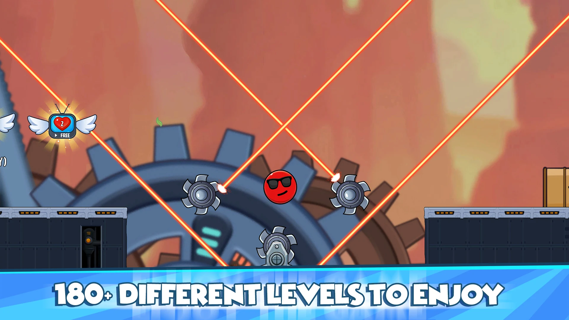 Red Ball 2021- Roller Ball: Bounce Ball Heroes ПК