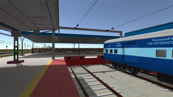 Indian Train Crossing 3D PC