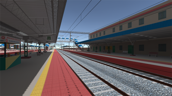 Indian Train Crossing 3D