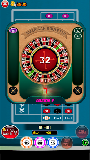 Roulette Casino Game Bar 777