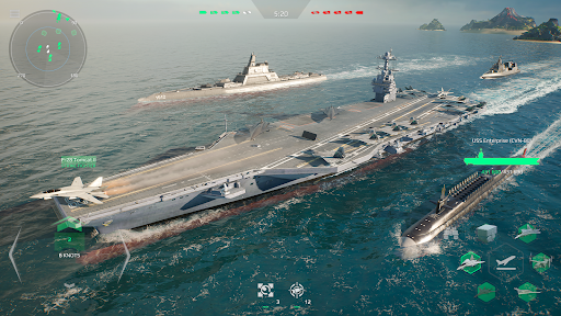 MODERN WARSHIPS: Pertempuran Laut Online PC