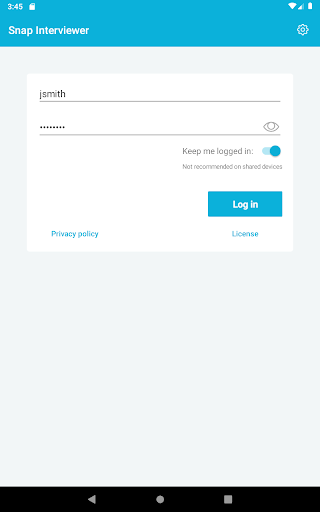 Snap Offline Interviewer PC