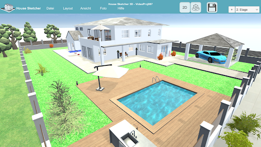 komputer HOUSE SKETCHER | 3D FLOOR PLAN