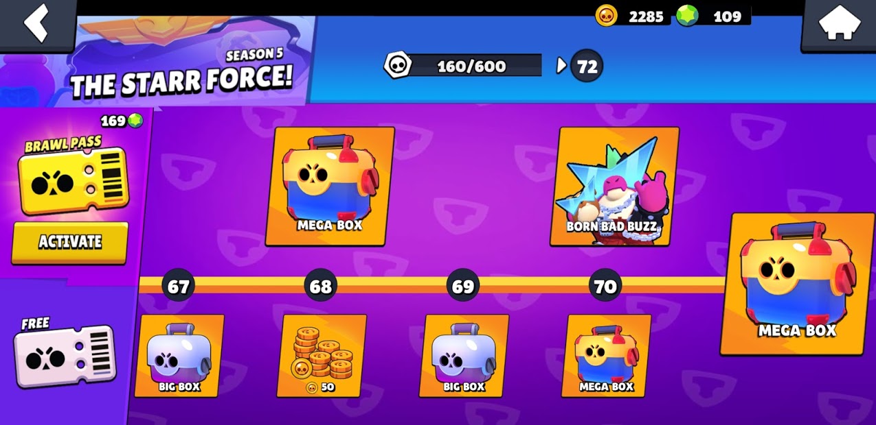 Box Simulator for Brawl Stars with Brawl Pass PC