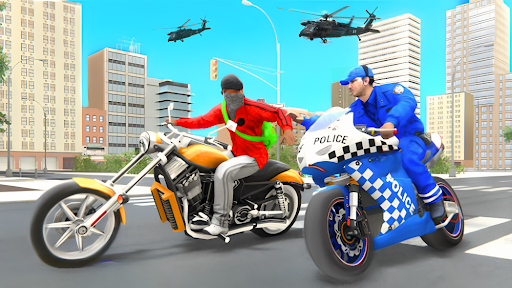 पुलिस बाइक 3डी