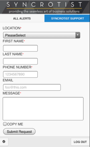 Syncrotist Client Portal PC