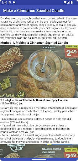 Make a Cinnamon Scented Candle