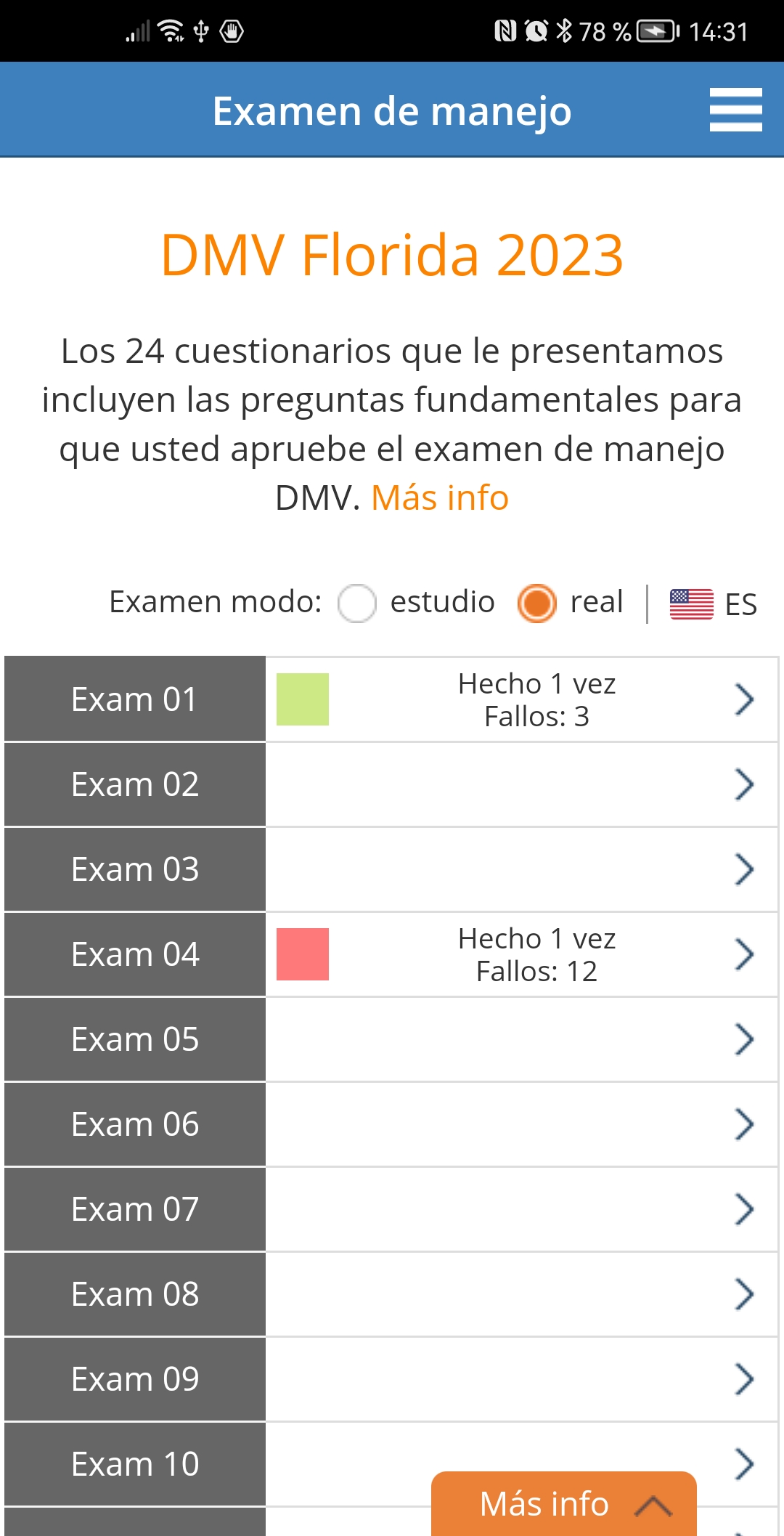 Todotest: DMV exámenes PC
