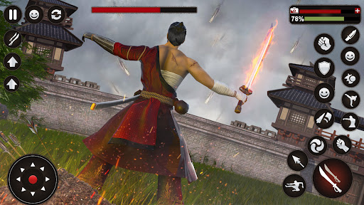 jeux de combat à l'épée ninja