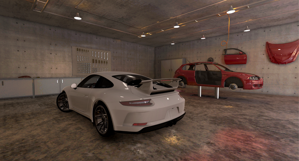 Porsche 911 GT Driving Simulat
