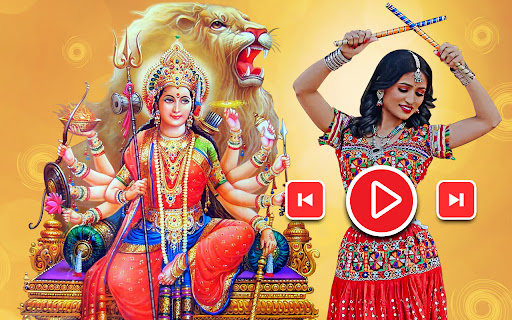 Navratri video maker songs PC
