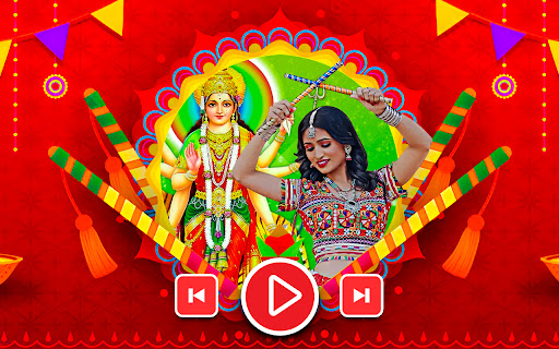Navratri video maker songs PC