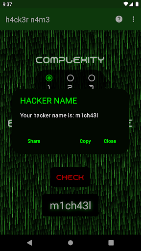 Hacker Name PC