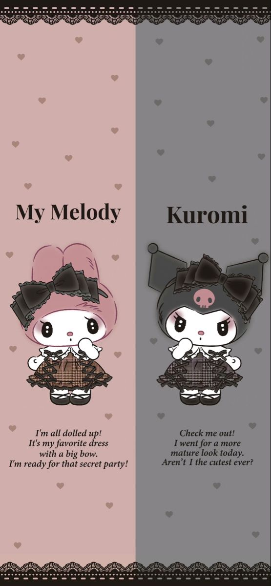 Kuromi My Melody Wallpaper 4K PC