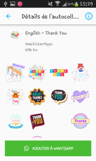 Thank you stickers for Whatsapp - WAStickerApps電腦版
