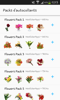 Roses Stickers For Whatsapp