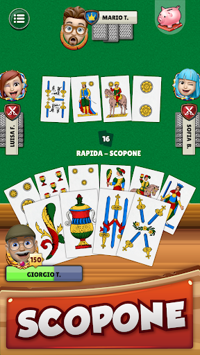 Scopa - L'originale Gioco di Carte Gratis Online.