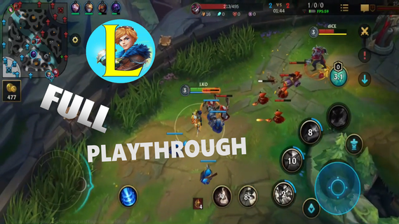 LoL : Wild Rift mobile 2020 Playthrough PC