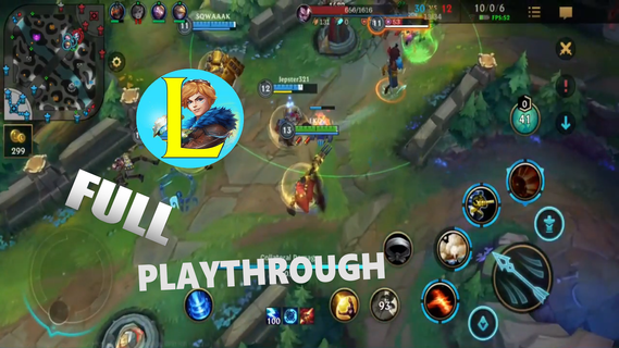 LoL : Wild Rift mobile 2020 Playthrough PC