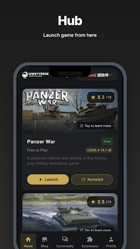 Panzer War Hub