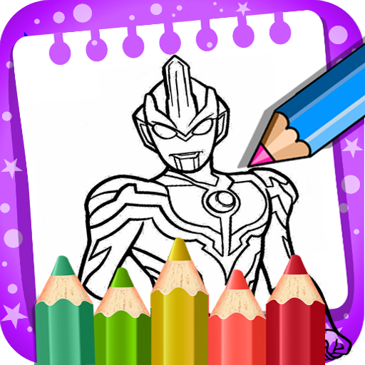 komputer Ultraman Coloring Book