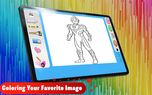 komputer Ultraman Coloring Book