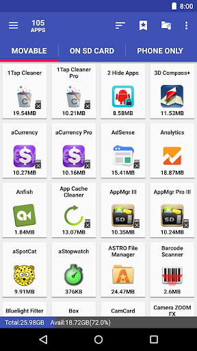 AppMgr III (App 2 SD) PC