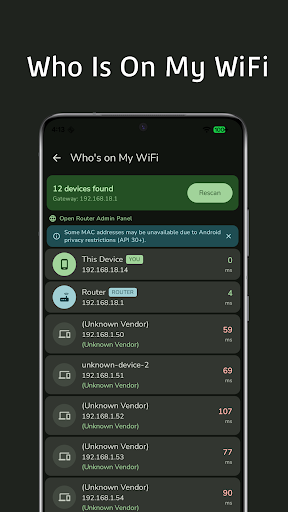 WiFi Analyzer・Who's On My WiFi পিসি