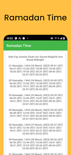 Urdu Calendar 2025 Islamic
