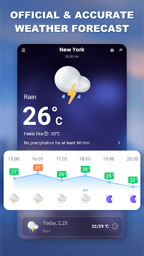 komputer Weather app - Radar & Widget