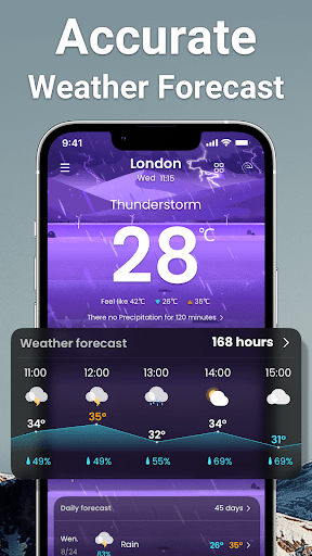 Weather: Live radar & widgets