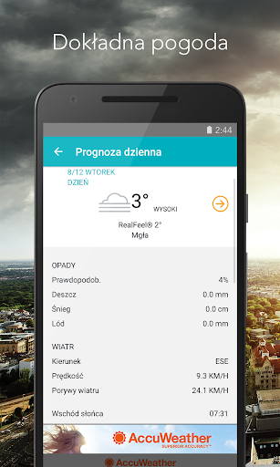 AccuWeather lokalna pogoda PC