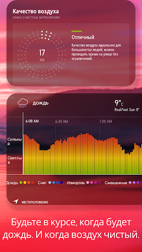 AccuWeather прогноз погоды ПК