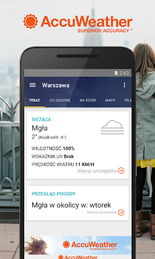 AccuWeather lokalna pogoda PC