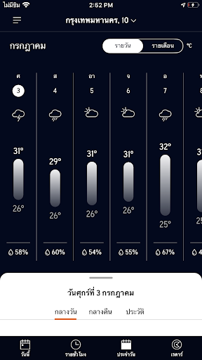 AccuWeather พยากรณ์อากาศ