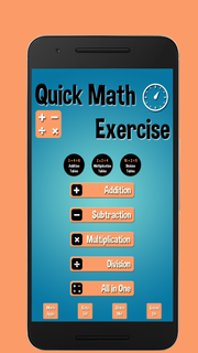 Quick Math Exercise PC
