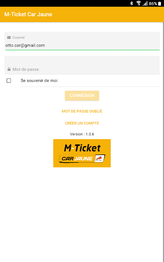 M-Ticket Car Jaune PC