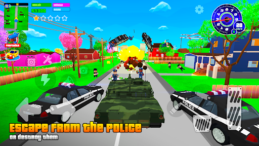 Gangs Wars: Pixel Shooter RP الحاسوب