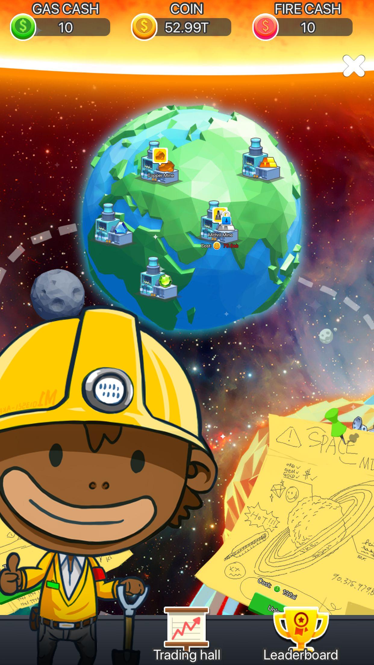 광산 시뮬레이터:황금 거두 방치 게임 PC