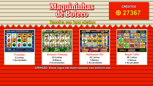 Maquinhas de Boteco CaçaNíquel para PC