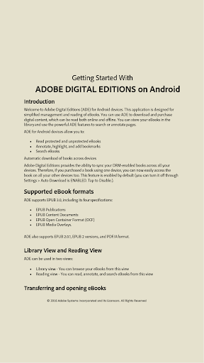 Adobe Digital Editions PC