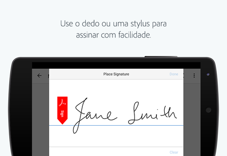 Adobe Preencher e assinar