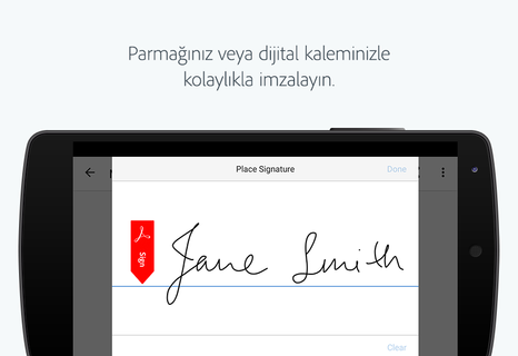 Adobe Doldur ve İmzala