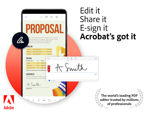 Adobe Acrobat Reader: Edit PDF电脑版