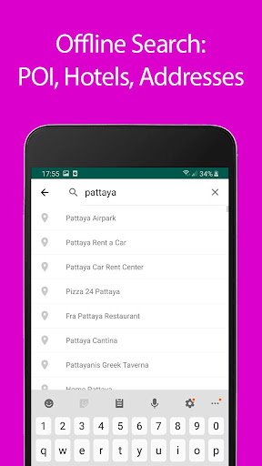 Pattaya Offline Map and Travel PC