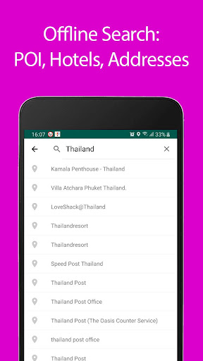 Thailand Offline Map and Trave PC