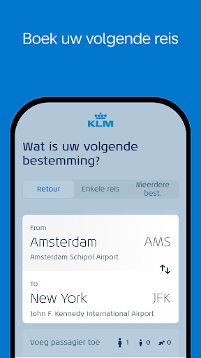 KLM - Boek een vlucht PC