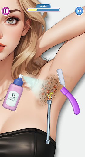 ASMR cilt bakımı oyunu