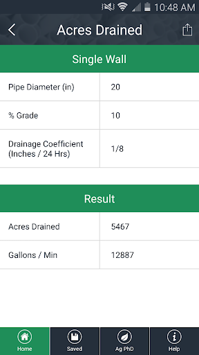 Drainage Tile Calculator PC